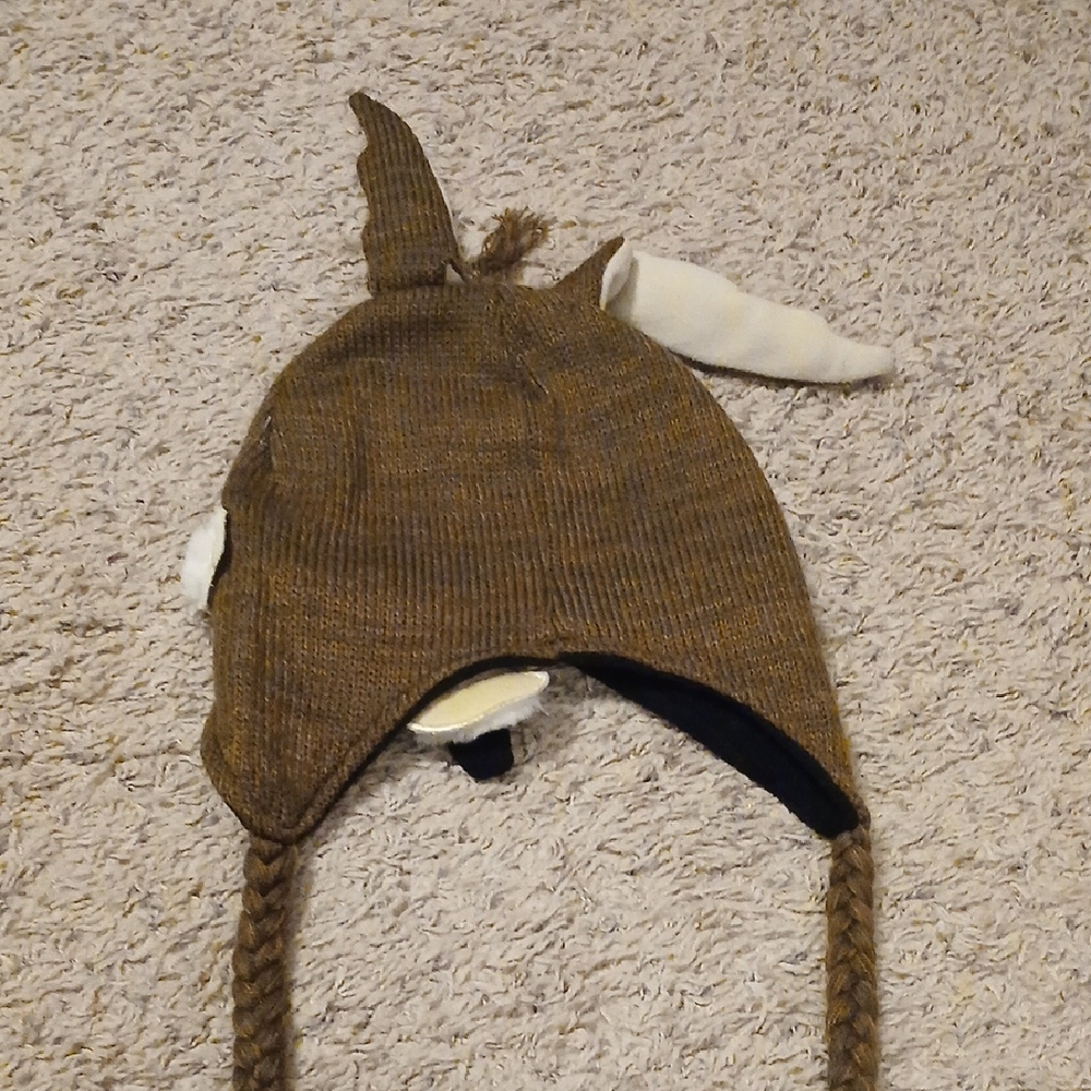 Brown Cartoon Character Beanie Hat - Picture 4 of 5